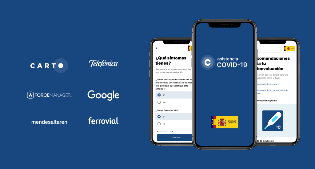 Logos de empresas con Asistencia Covid.