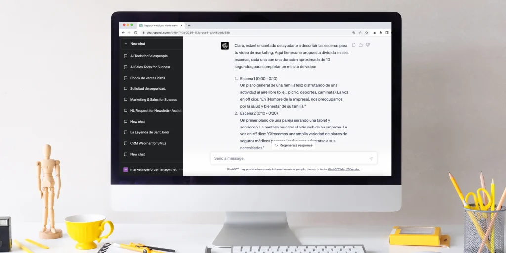 ChatGPT: una aplicación ideal para vendedores