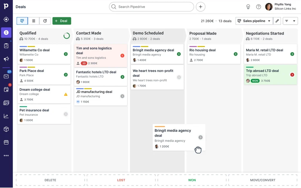 crm pipedrive