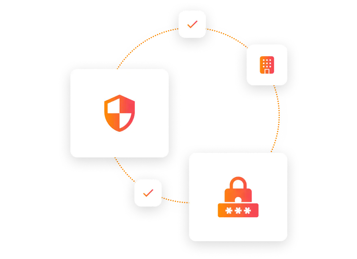 Iconos de seguridad con el CRM de ForceManager.